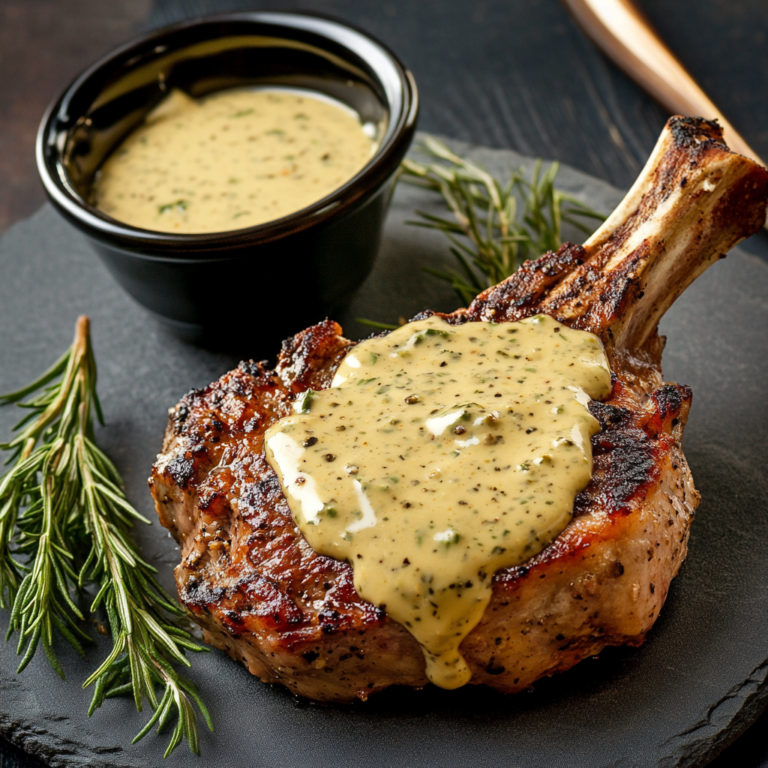 How to Make a delicious Creamy Herb Mustard Sauce for Meat: A Step-by-Step Recipe